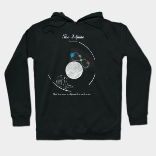 Giacomo Leopardi - The Infinite in space - English version Hoodie